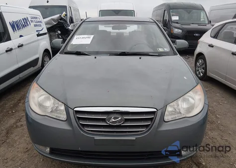2009 Hyundai Elantra Gls из США, поврежденный, VIN KMHDU46D39U787955